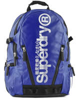 Sac  Dos 2 Compartiments Superdry Bleu backpack men M91011DQ