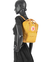 Rugzak Knken 1 Compartiment Fjallraven Geel kanken 23561-vue-porte
