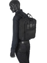 Sac  Dos Knken 1 Compartiment Fjallraven Noir kanken n2 23567-vue-porte