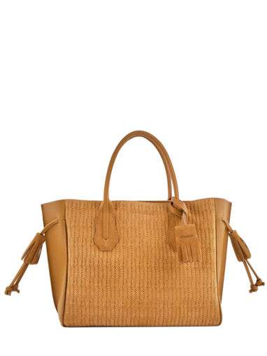 Longchamp Pnlope tress Sac port main Jaune