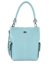 Bucket Bag Vesuvio Leder Mac douglas Blauw vesuvio MEGVES-S