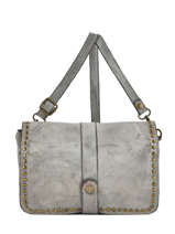 Cross Body Tas Dewashed Leder Milano Grijs dewashed DE17111