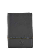 Porte-cartes Cuir Texier Noir jules 40247