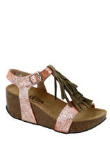 Sandales So Tonka En Cuir Plakton Vert accessoires TONKA