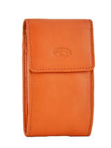 Porte-clefs Cuir Katana Orange daisy 553025