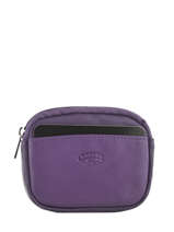 Portemonnee Met Rits Leder Katana Violet daisy 553066