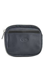Portemonnee Met Rits Leder Katana Blauw daisy 553066