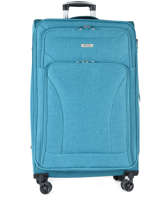 Soepele Reiskoffer Snow Travel Blauw snow 12208-L