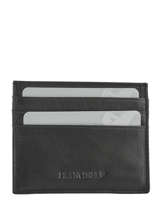 Portemonnee Leder Francinel Zwart venise lisse 37902