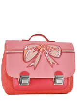 Cartable Jeune premier Rose canvas ITD18