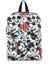 Sac  Dos 1 Compartiment Mickey and minnie mouse Blanc fashion 88-8335