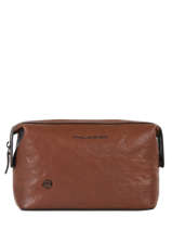 Trousse De Toilette Piquadro Marron vertu BY3851B3