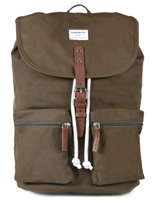 Business Rugzak Roald A4 Formaat + Pc 15'' Sandqvist Groen ground ROALD