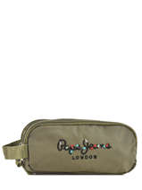 Pennenzak 3 Compartimenten Pepe jeans Groen harlow 66847