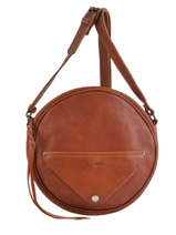 Sac Bandoulire Ecrin Cuir Paul marius Marron vintage ECRIN