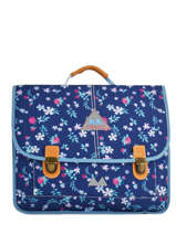 Boekentas 2 Compartimenten Poids plume Blauw liberty LIB1541