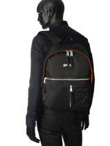 Sac  Dos 1 Compartiment Schott Noir army 18-62701-vue-porte