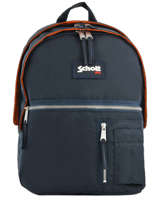 Sac  Dos 2 Compartiments Schott Bleu army SUMM-SHO