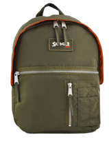 Sac  Dos 1 Compartiment Schott Vert army 18-62707