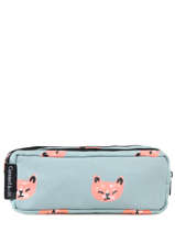 Trousse 2 Compartiments Caramel et cie Bleu fille F