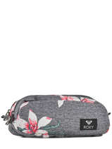 Trousse 2 Compartiments Roxy Gris back to school RJAA3467