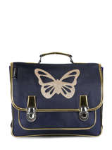 Cartable Caramel et cie Bleu fille MMF