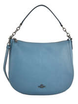 Schoudertas Chelsea Hobo 32 Leder Coach Blauw chelsea 58036