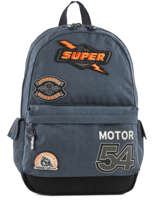 Sac  Dos 1 Compartiment Superdry Bleu backpack men M91011NQ