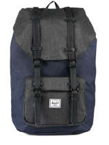 Sac  Dos Little America 1 Compartiment + Pc 15'' Herschel Noir classics 10014