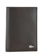 Portefeuille Leder Lacoste Zwart fg NH2368FG