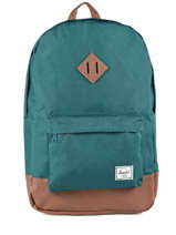 Sac  Dos Heritage 1 Compartiment + Pc 15'' Herschel Noir classics 10007