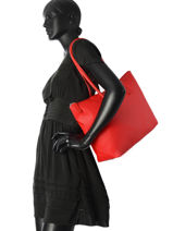 Sac Cabas L.12.12 Concept Lacoste Rouge l.12.12 concept 17WAYPGK-vue-porte