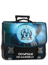 Cartable  Roulettes 2 Compartiments Olympique de marseille Bleu droit au but 183O203R