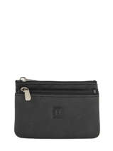 Portemonnee Leder Hexagona Zwart instinct 667292