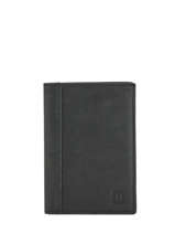 Portefeuille Leder Hexagona Zwart instinct 667293