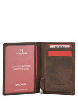 Portefeuille Instinct Cuir Hexagona Marron instinct 667471-vue-porte