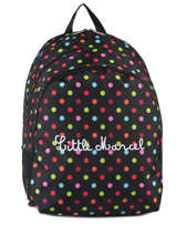 Sac  Dos 2 Compartiments Little marcel Noir school 8871