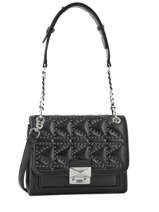 Sac Porté épaule Quilted Studs Cuir Karl lagerfeld Noir quilted studs 86KW3013