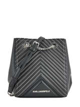 Mini Bucket Bag Klassik Quilted Leder Karl lagerfeld Zwart klassic quilted 86KW3076