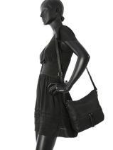 Cross Body Tas Gracieuse Hexagona Zwart gracieuse 315314-vue-porte