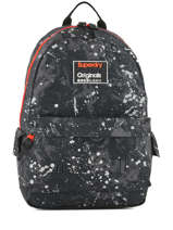 Rugzak 1 Compartiment Superdry Zwart backpack men M91004MR