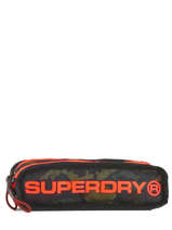 Pennenzak 2 Compartimenten Superdry Groen accessories men M98006SR