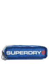 Trousse 2 Compartiments Superdry Noir accessories men M98006SR