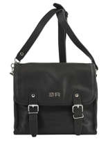 Sac Bandoulire Luxembourg Cuir Sonia rykiel Noir luxembourg 2187-44