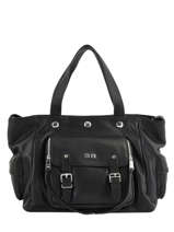 Sac Shopping Luxembourg Cuir Sonia rykiel Noir luxembourg 2296-44