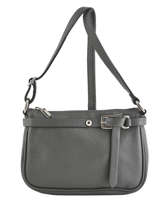 Cross Body Tas Caviar Leder Milano Grijs caviar G1421