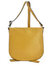 Schoudertas Caviar Leder Milano Geel caviar 145