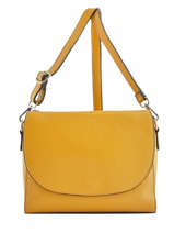 Cross Body Tas Caviar Leder Milano Geel caviar CA17068
