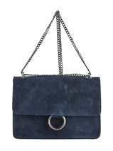 Cross Body Tas Velvet Milano Blauw velvet VE180602