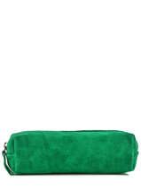Trousse Cuir Milano Vert velvet VE151101